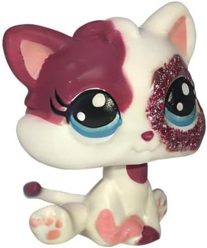 Custom-Made Baby Kitty Pet Shop Toy Short Hair Cat Mini Bobble Head Animal Figure 1 Inch Kitten